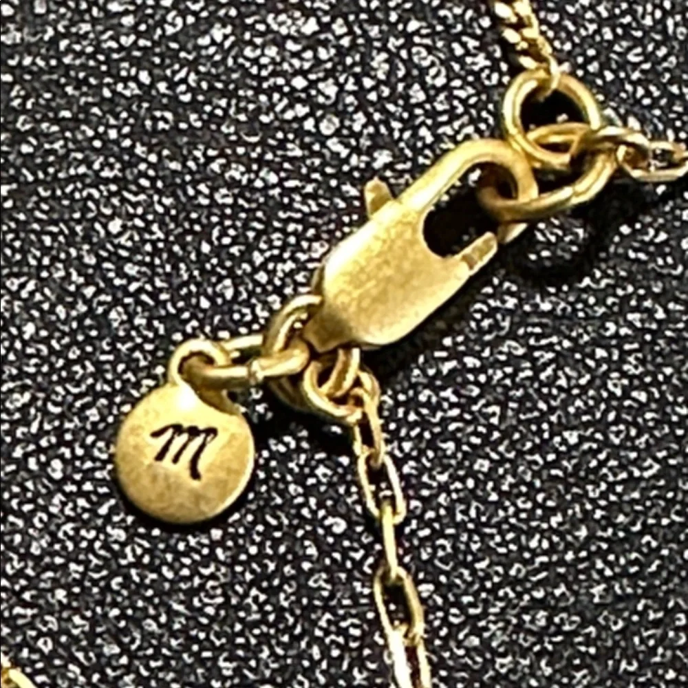 Madewell Color-block Acetate Spinning Disc Pendant Necklace - Picture 7 of 11